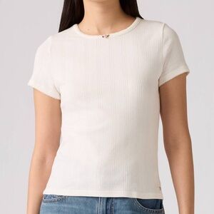 Levi’s dry goods pointelle t shirt